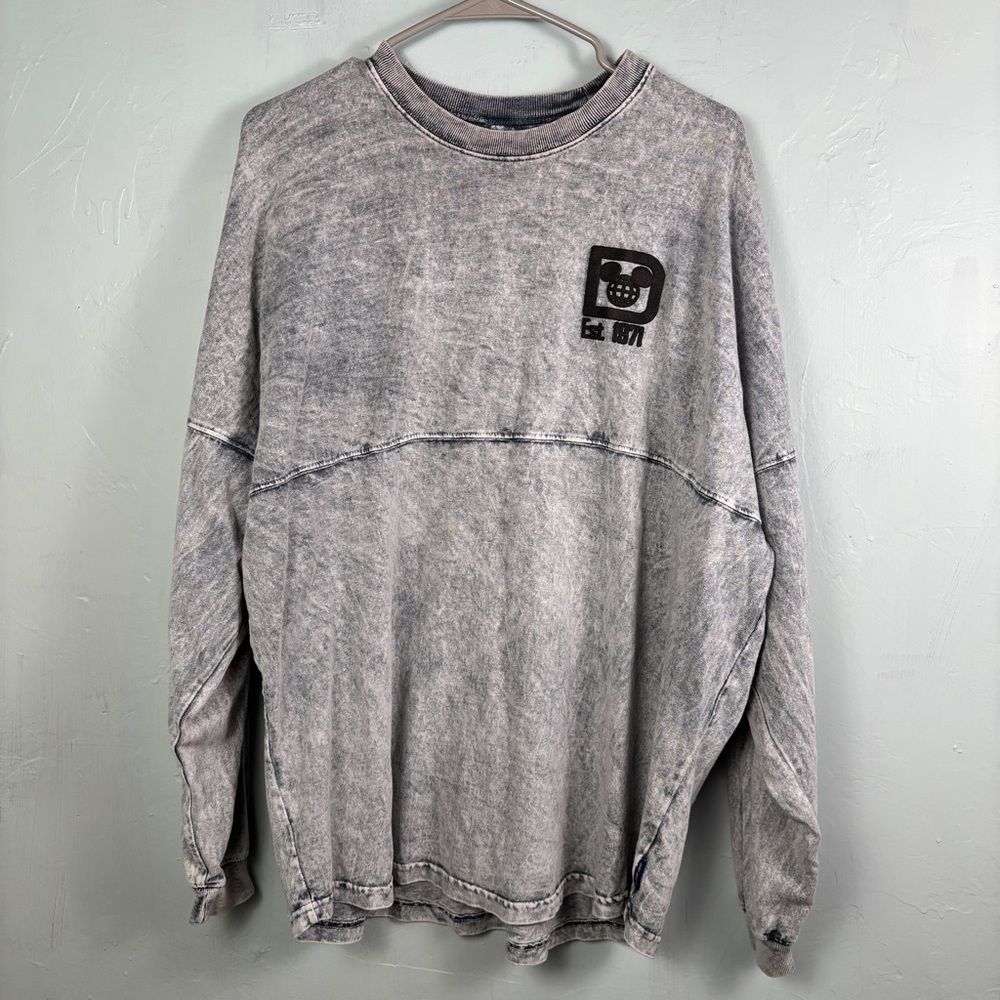 Disneyworld Gray and Black Mineral Wash Spirit Jersey